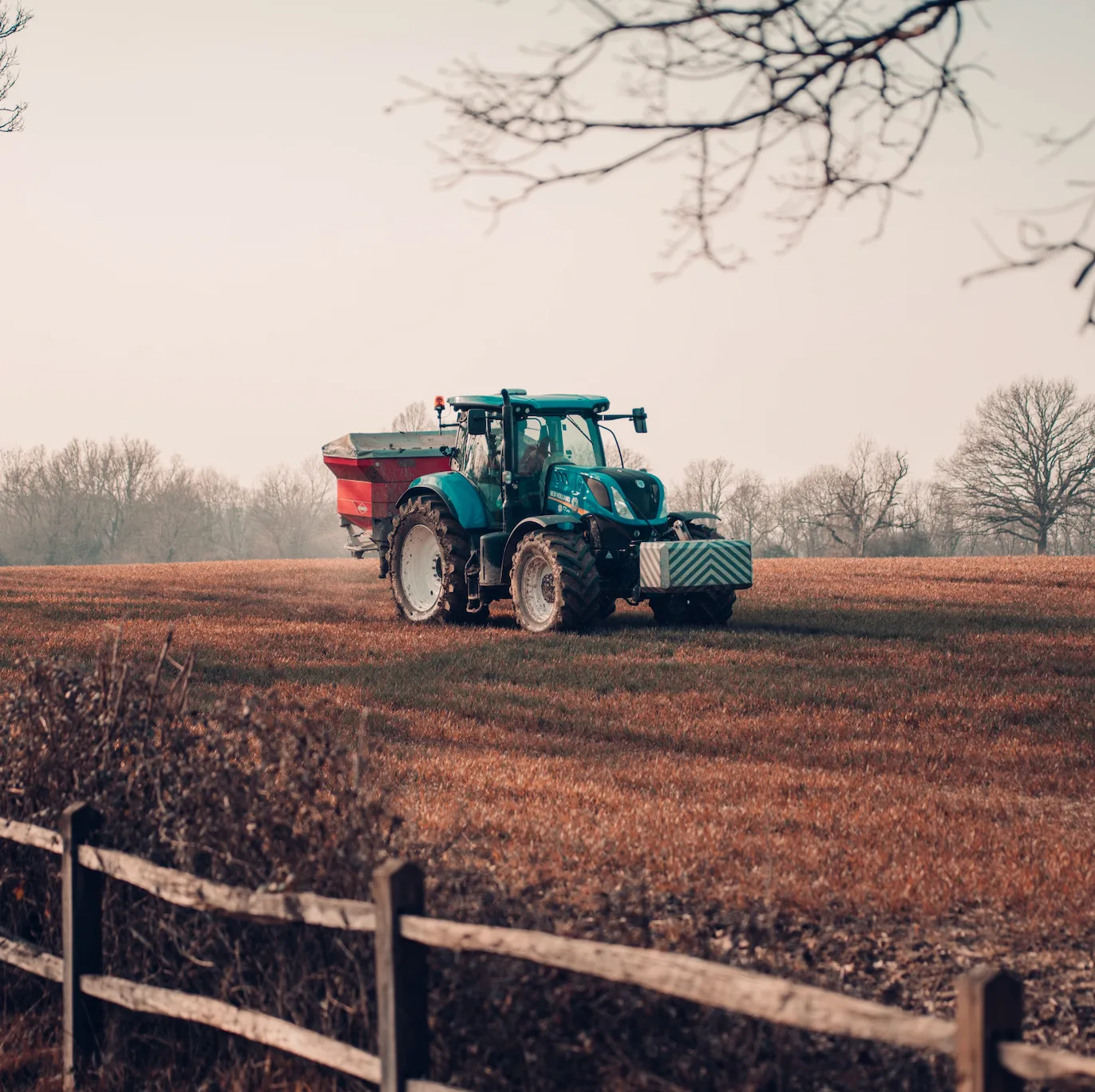 Guidance line on the Tractor GPS map